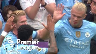 Erling Haaland equalizes for Manchester City v Brentford  Premier League  NBC Sports [upl. by Smith]