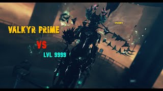 WARFRAME Valkyr Prime  vs Level 9999  3 Amazing Builds  Disruption  MILLIONS OF DAMAGE [upl. by Angelina]