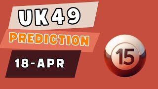 Win UK49 Today 18APRIL  NUMERIC [upl. by Fanya]