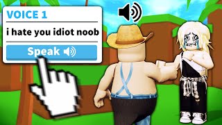 ROBLOX VOICE CHAT text to speech [upl. by Yojenitsirk989]