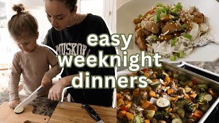 5 EASY  HEALTHY Weeknight Dinners  Dinner Ideas  Inspiration [upl. by Stoddart]