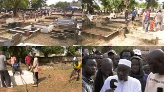 Set setal cimetière Kénia Ziguinchor  La forte mobilisation des populations [upl. by Sousa]