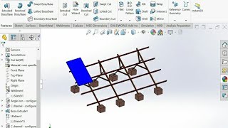 Solar structure of double column roof top design how to solar panel structure design solar panels [upl. by Gilberte]