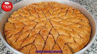 Hiç Oklava Kullanmadan El Açması 40 Kat Ev Baklavası 💯 Kolay Kırk Kat Yıldız Baklava Tarifi [upl. by Nesto]