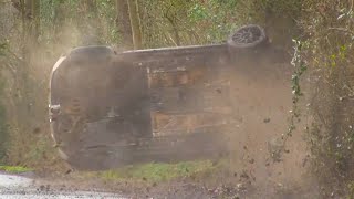 Rallye de la côte fleurie 2024 Crashes by HDrallycrash [upl. by Wiburg]