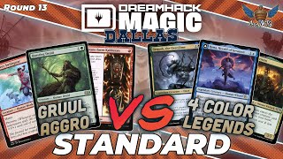 4 Color Legends vs Gruul Aggro  MTG Standard  Dreamhack Dallas Regional Championship  Round 13 [upl. by Ternan823]