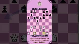 45th FIDE Chess Olympiad Open 2024 🔴 Vidit Santosh Gujrathi vs Gledura B  Budapest HUN 2024 [upl. by Nohsid]