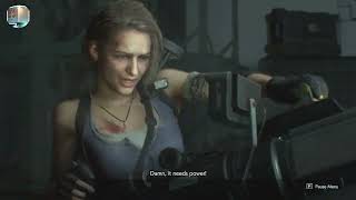 RESIDENT EVIL 3 REMAKE  DEFEAT SUPER DAD BIG NEMESIS 008 ending [upl. by Norehc997]