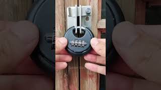 Disc Padlock Number Lock lock gadgets tools [upl. by Anoval]