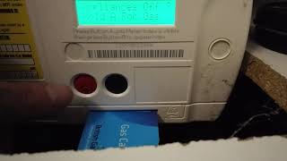 gas meter says off resetting your gas meter [upl. by Connors]