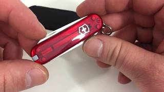 Victorinox Classic SD Mini Swiss Army Pocket Knife [upl. by Lingwood]