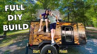 DIY Squaredrop Camper  Complete Build Compilation [upl. by Madel847]