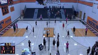 Enderlin High School vs Oakes High School Womens Freshman Volleyball [upl. by Nagaek]