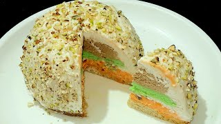 Cassata Icecream Ball  How to make Cassata Ice Cream at Home  Eggless Cassata Ice Cream cassata [upl. by Otreblaug]