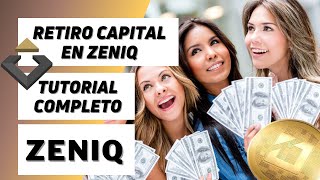 ZENIQ SAFIR ¿Cómo retirar capital en SAFIR [upl. by Nahsad]