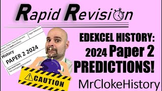 Paper 2 Predictions 2024 EdExcel GCSE History [upl. by Findlay]