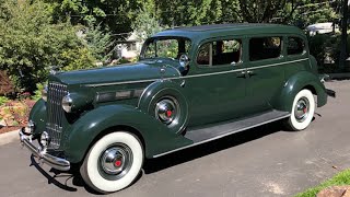 1937 Packard 120CD 7 Passenger Touring Sedan Charvet Classic Cars [upl. by Viola566]