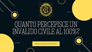 Quanto percepisce un invalido civile al 100 [upl. by Barboza827]