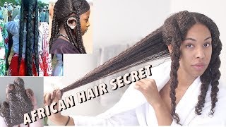 Chebe Powder for SUPER LONG NATURAL HAIR and length retention  African Hair secret [upl. by Ekram610]