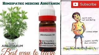 Abrotanum homeopathic medicine How to learn abrotanum homeopathic medicine Understanding abrotanum [upl. by Emogene474]