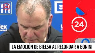 La emoción de Marcelo Bielsa al recordar a Bonini quotFue un compañero entrañable durante veinte añosquot [upl. by Siberson936]