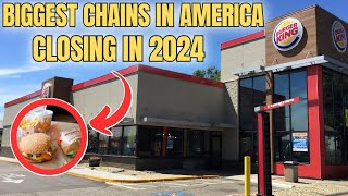 25 Biggest Chains in America Closing in 2024 [upl. by Ingaberg]