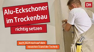 AluEckschoner einspachteln im Trockenbau  DH – Trockenbau [upl. by Nallid]