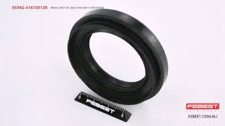 95PAS41610913R DRIVE SHAFT OIL SEAL 41X61X9X13 FOR DODGE [upl. by Vachill]