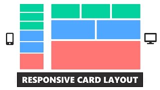 Responsive CSS Card Layout  Using Flexbox  CSS amp HTML [upl. by Capone702]