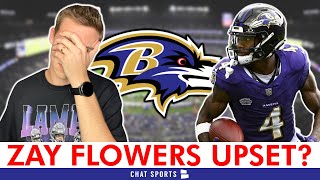 Baltimore Ravens MIGHT Have A Zay Flowers Problem… [upl. by Fife297]