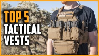 Best Tactical Vests 2024  Top 5 Tactical Plate Carrier On Amazon [upl. by Renato225]