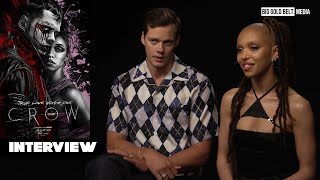 Bill Skarsgård amp FKA twigs Interview  The Crow 2024 [upl. by Nnalyrehc]