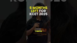 5 Months Left for KCET 2025 shorts kcet kcet2025 motivation [upl. by Doerrer]