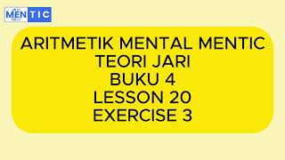 TEORI JARI  BUKU 4  LESSON 20  EXERCISE 3 [upl. by Rebekkah]