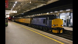 37612 on 3Q11 Test Train at Newton Abbot 271021 [upl. by Aihsad]