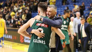 SlowMotion Zalgiris bounces back to sink Maccabi [upl. by Bernelle]