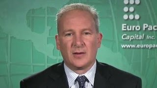 Peter Schiff Predicts Market Crash but Staying Invested in Stocks [upl. by Ecinnej]