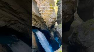 Trummelbach waterfallSwitzerland 🇨🇭lauterbrunnen swisswaterfall [upl. by Wrigley]