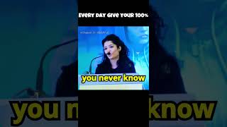 Every day give your 💯 amp See the results😲😲 shorts RitikaSingh motivation inspiringlife trending [upl. by Arhna813]