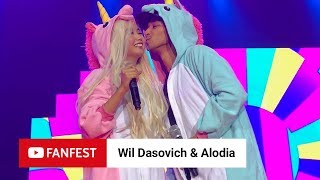 Wil Dasovich amp Alodia  YouTube FanFest Manila 2018 [upl. by Ahcmis]