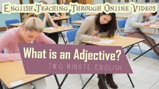 What is an Adjective  Basic English Grammar lessons [upl. by Aroel]