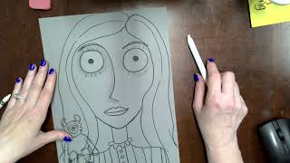 PART V TIM BURTON STYLE SELF PORTRAIT [upl. by Soloma]