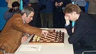 Shirov vs Kasparov  Linares Chess Super Tournament 2002 [upl. by Saundra658]