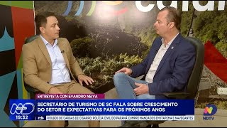 Secretário de Turismo de SC fala sobre crescimento do setor e futuro do turismo nos próximos anos [upl. by Ion]