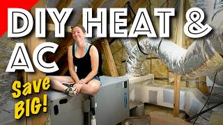 I Saved Thousands A DIY Heat and AC System with Heat Pump [upl. by Lleirbag992]