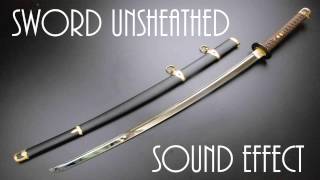 Sword Unsheathed Sound Effect  High Quality [upl. by Lehman395]