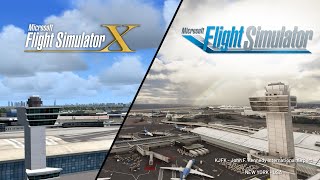 Microsoft Flight Simulator 2020 vs FSX [upl. by Nnaeus]