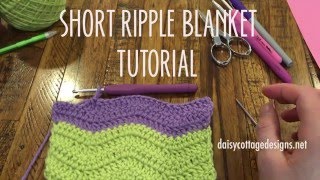 Ripple Baby Blanket Tutorial [upl. by Afra855]