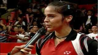 F  WS  Li Xuerui vs Saina Nehwal  2012 Djarum Indonesia Open [upl. by Iem87]