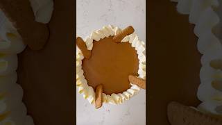 Biscoff pumpkin cheesecake cheesecake biscoff thanksgiving viralvideo [upl. by Pence]